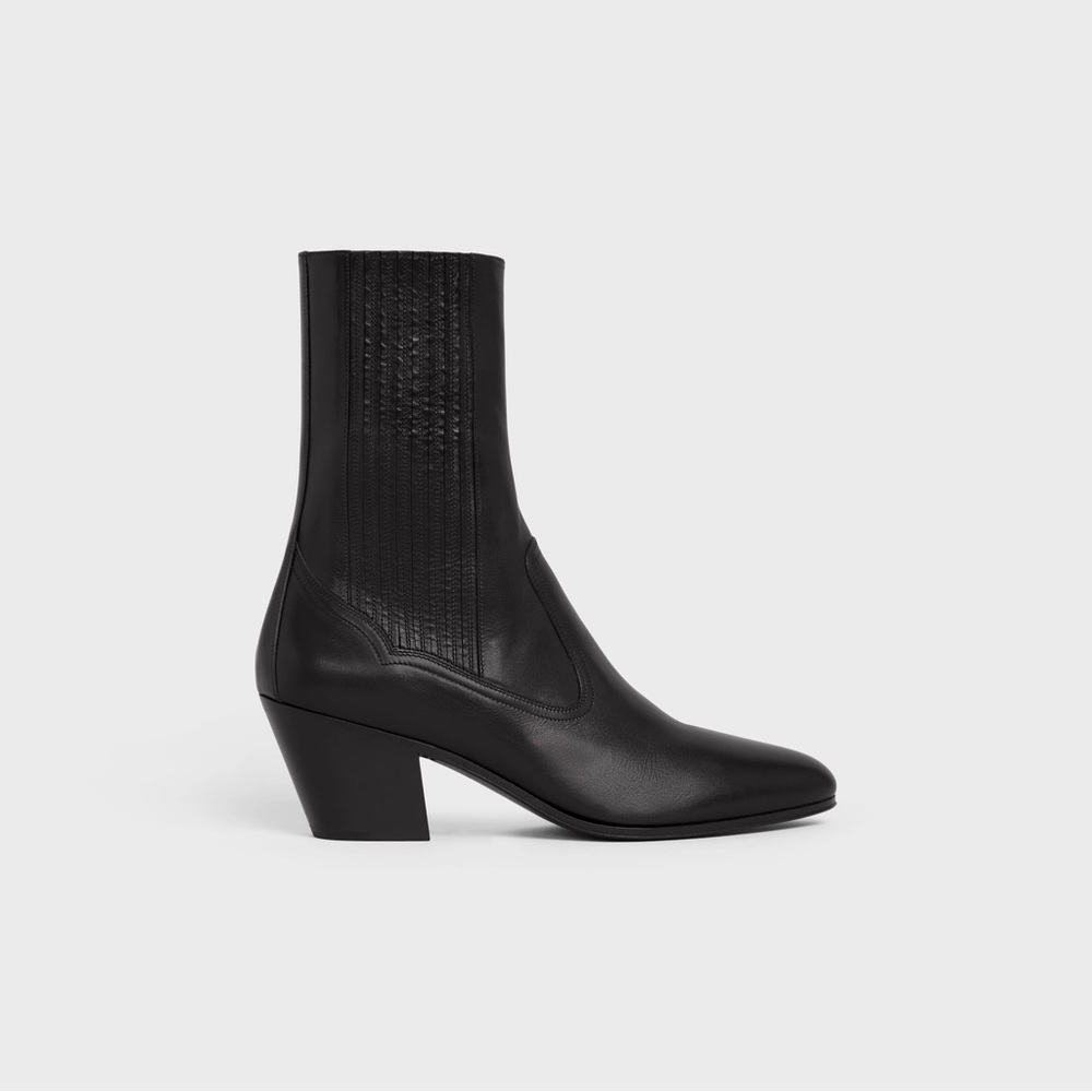 CELINE CUBAINE CHELSEA MEDIUM BOOT IN CALFSKIN
BLACK
SIZE 37